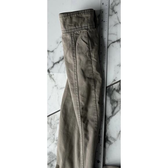 VTG HOLLISTER GRAIL Y2K Olive Bomber Flannel Lined Detachable Fur Trim Hoodie - Picture 9 of 16